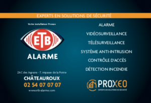 Logo de ETB Alarme - Partenaire du Golf Val de l'Indre.